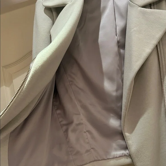Joe Fresh Light Gray Moto-Style Jacket blazer Size XS. Soft beautiful fabric - Picture 5 of 5